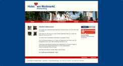 Desktop Screenshot of hotelamwollmarkt.de